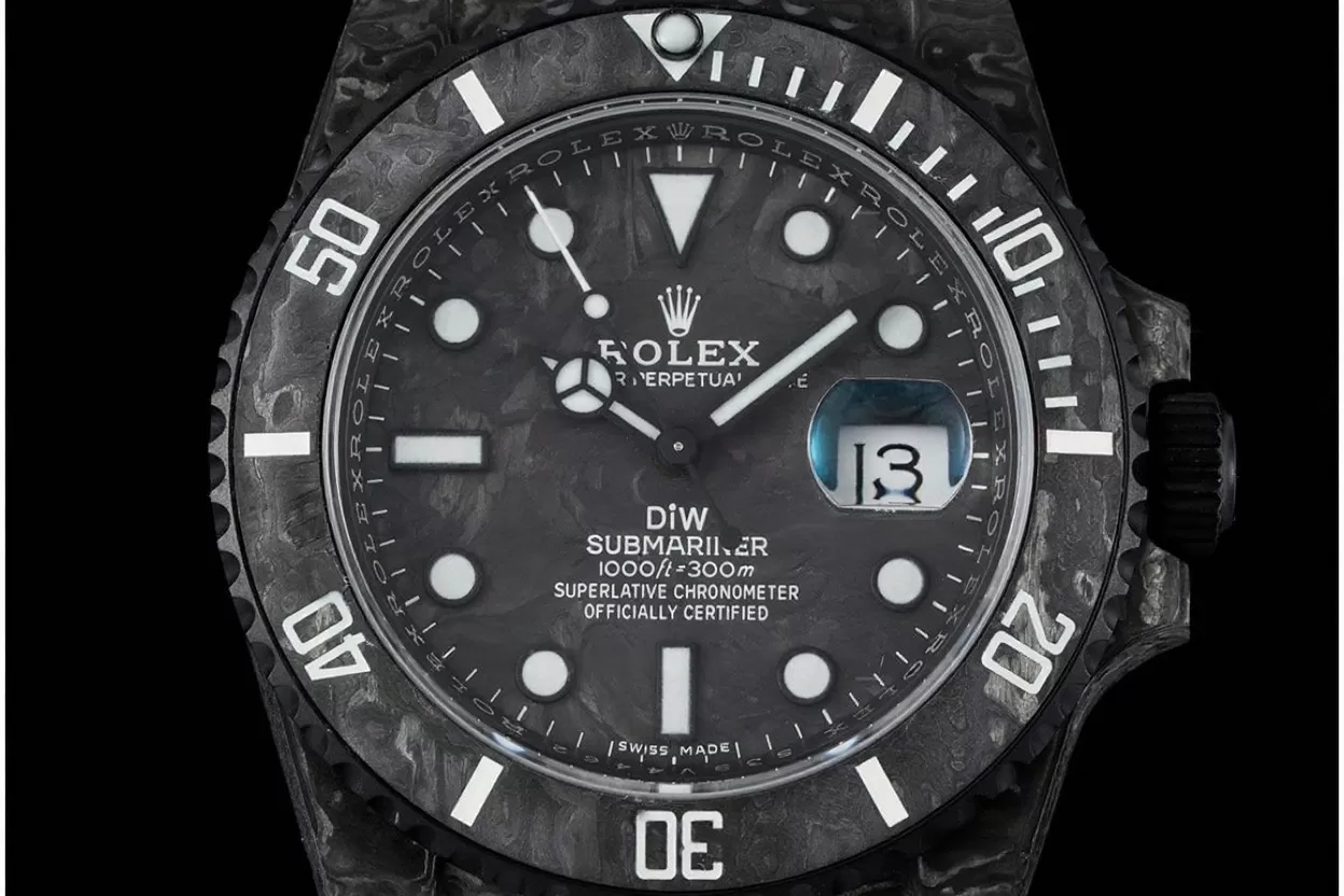 Submariner DIW 40MM Carbon/NY Black/White VSF VS3135 - Image 2