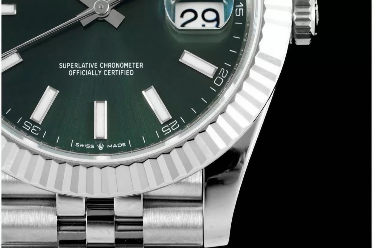 Datejust 126334 41mm Jub SS/SS Green/Stk VSF DD3235 - Image 6