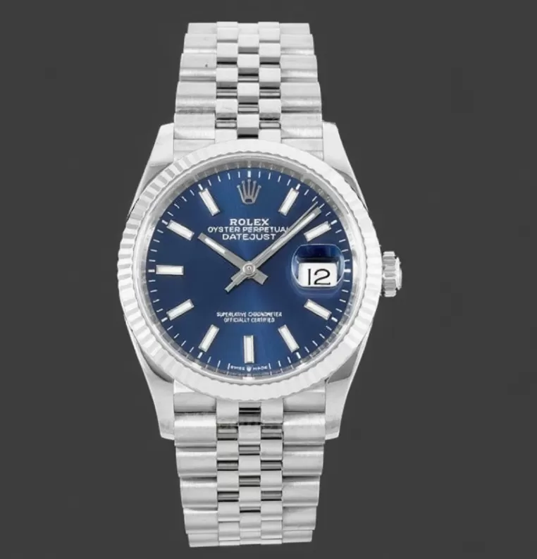 Datejust 126234 36mm Jub SS/SS Blue/Stk VSF DD3235