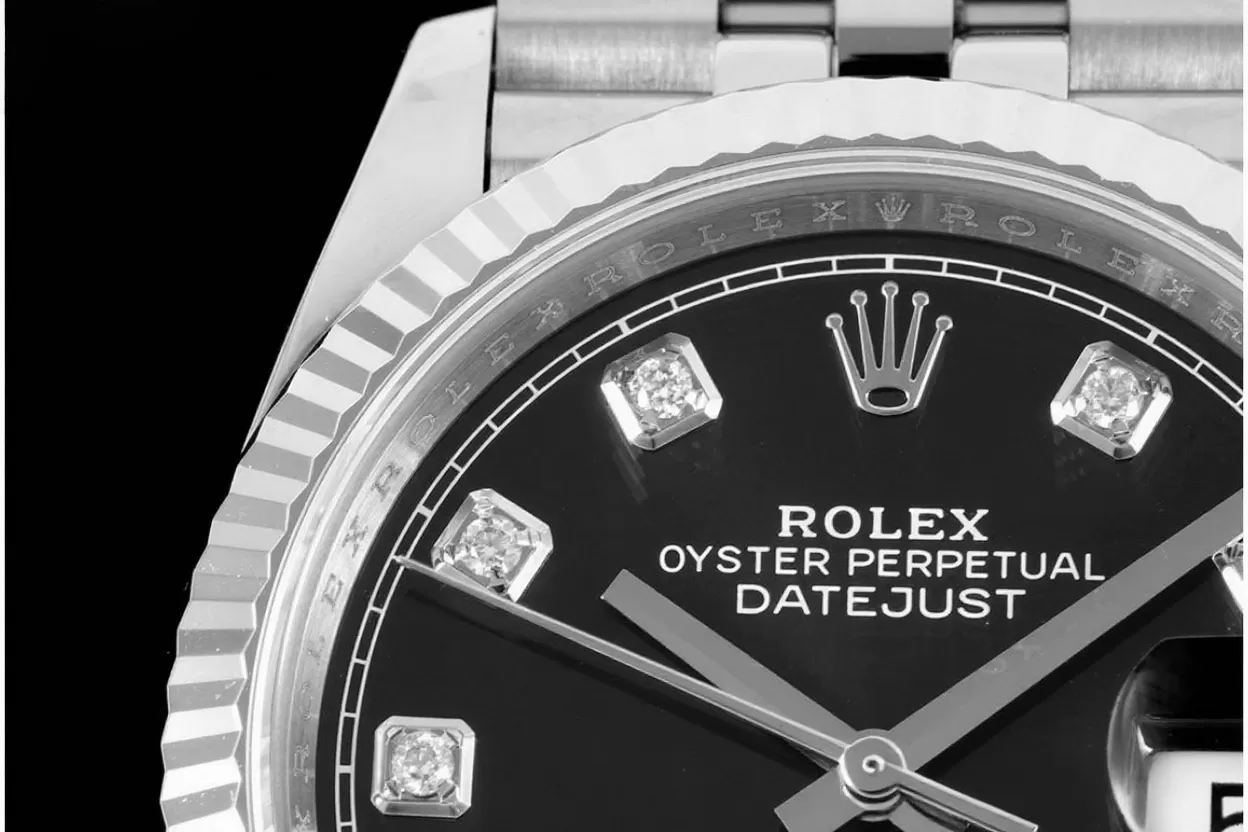 Datejust 126234 36mm Jub SS/SS Black/Dia VSF DD3235 - Image 3