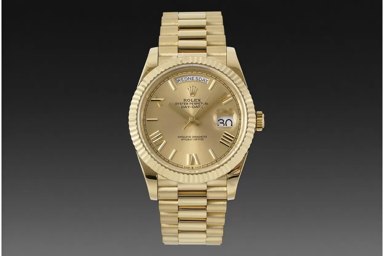 Rolex - DayDate 228238 40mm Pres YG/YG Gold Dial GMF A2836 (Gain Weight)
