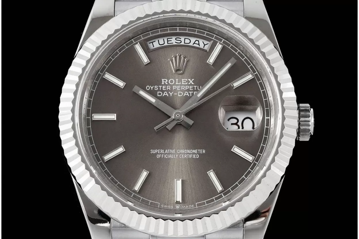 DayDate 228239 40mm Pres SS/SS Grey Dial GMF A2836 (Gain Weight) - Image 2