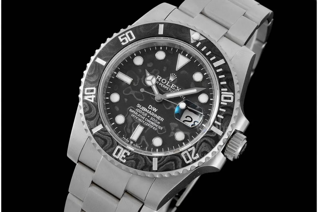 Submariner DIW 40mm 904L SS/SS Carbon Dial VSF VS3135