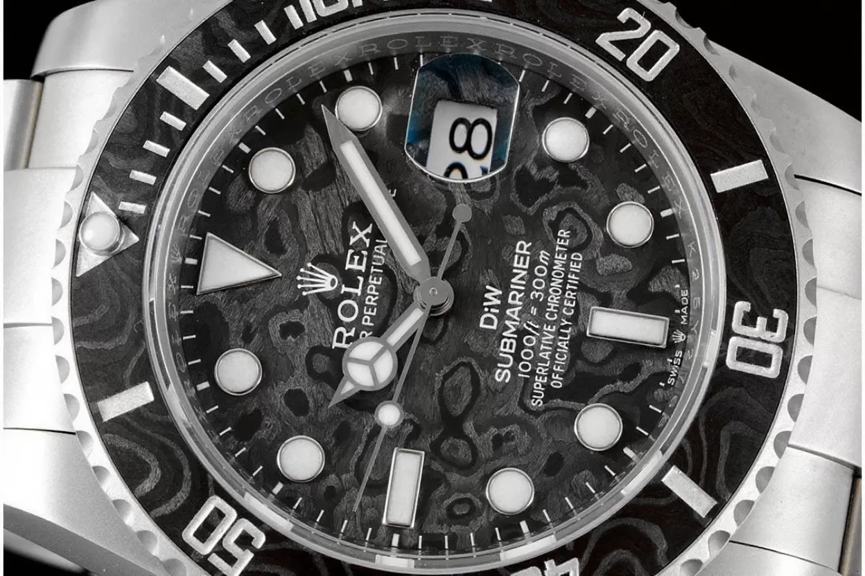 Submariner DIW 40mm 904L SS/SS Carbon Dial VSF VS3135 - Image 4