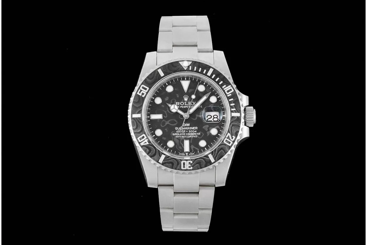 Submariner DIW 40mm 904L SS/SS Carbon Dial VSF VS3135 - Image 3