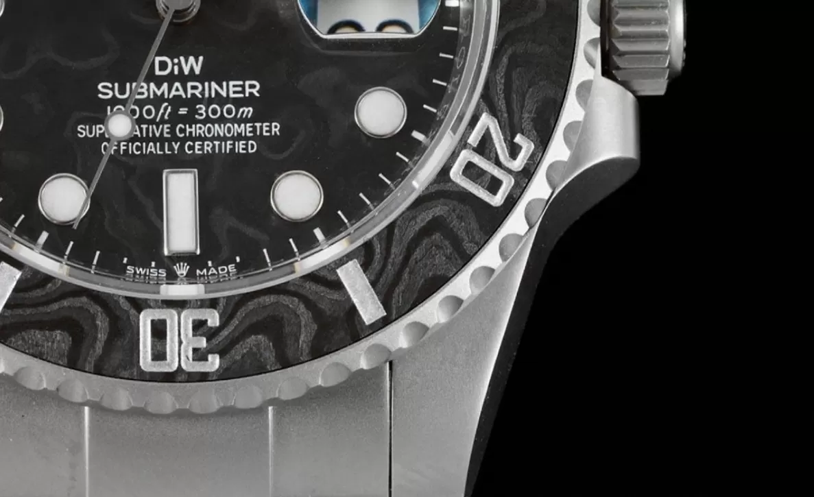 Submariner DIW 40mm 904L SS/SS Carbon Dial VSF VS3135 - Image 6
