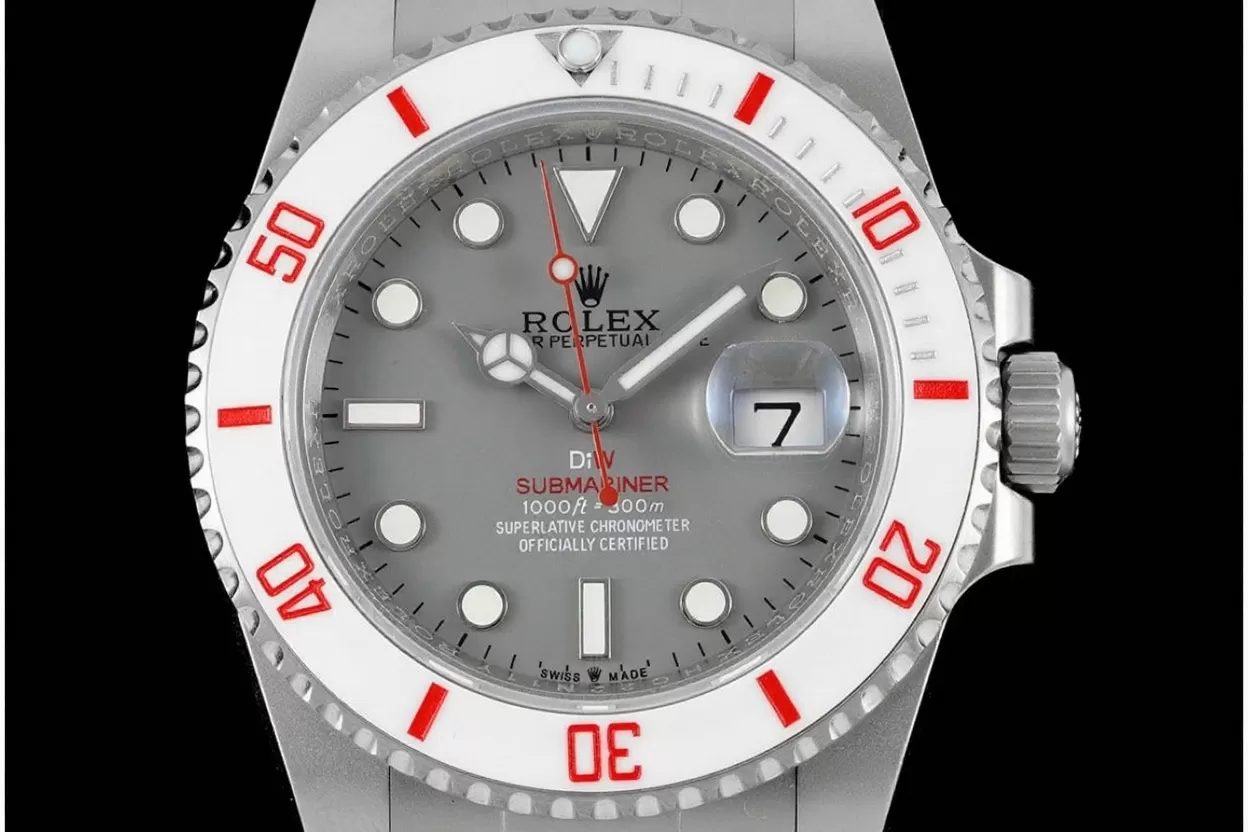 Submariner DIW 40mm 904L TI/TI Grey Dial DIWF VR3135 - Image 2