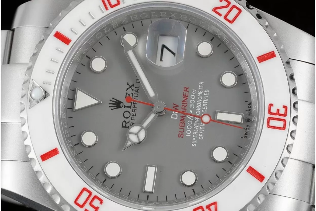 Submariner DIW 40mm 904L TI/TI Grey Dial DIWF VR3135 - Image 4