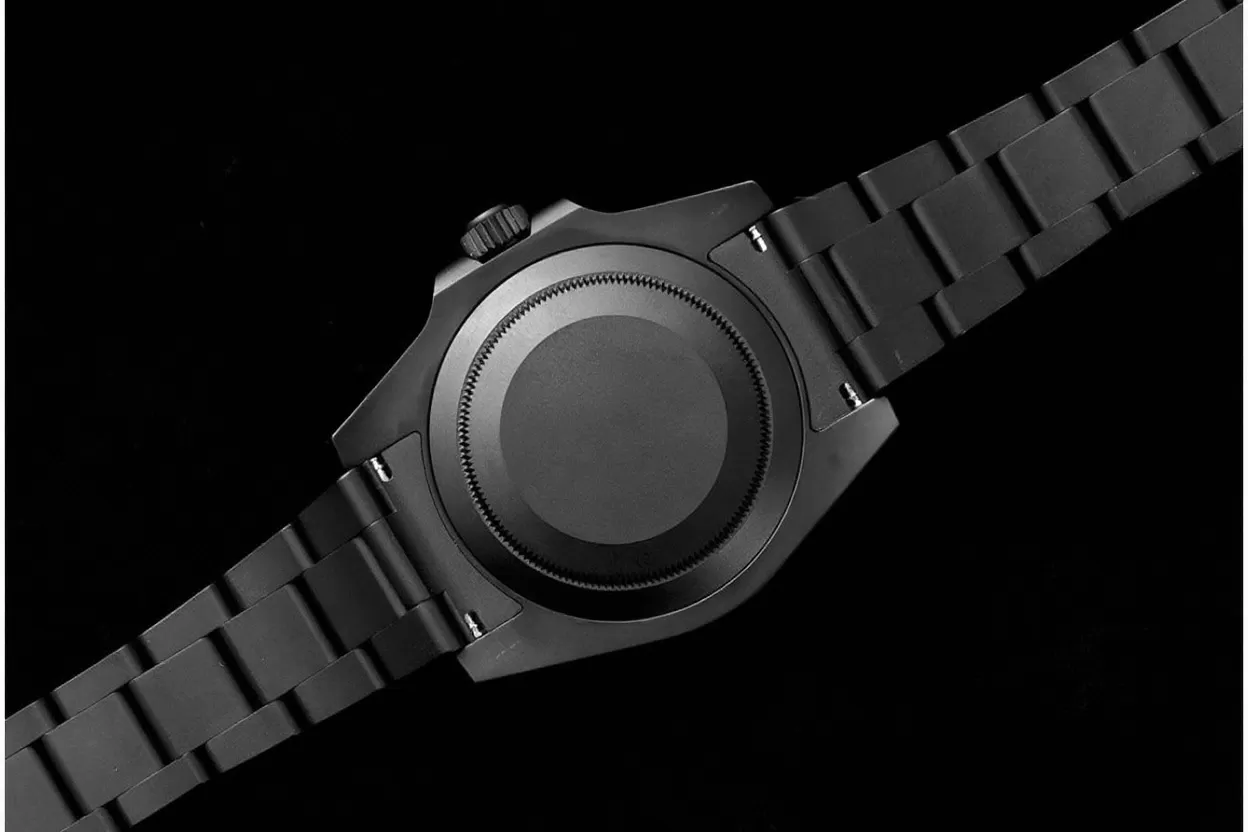 Submariner DIW 40mm 904L DLC/DLC Blue/Blk Dial VSF VS3135 - Image 7