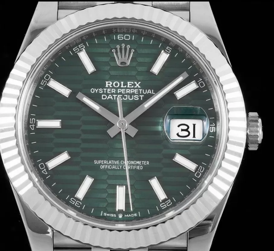 Datejust 126334 41mm Jub SS/SS Green Textured Dial VSF DD3235 - Image 2