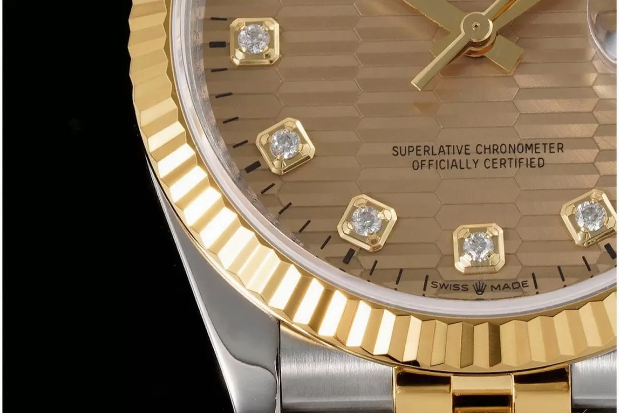 Datejust 126233 36mm Jub YG/SS Textured Gold/Dia VSF DD3235 - Image 4