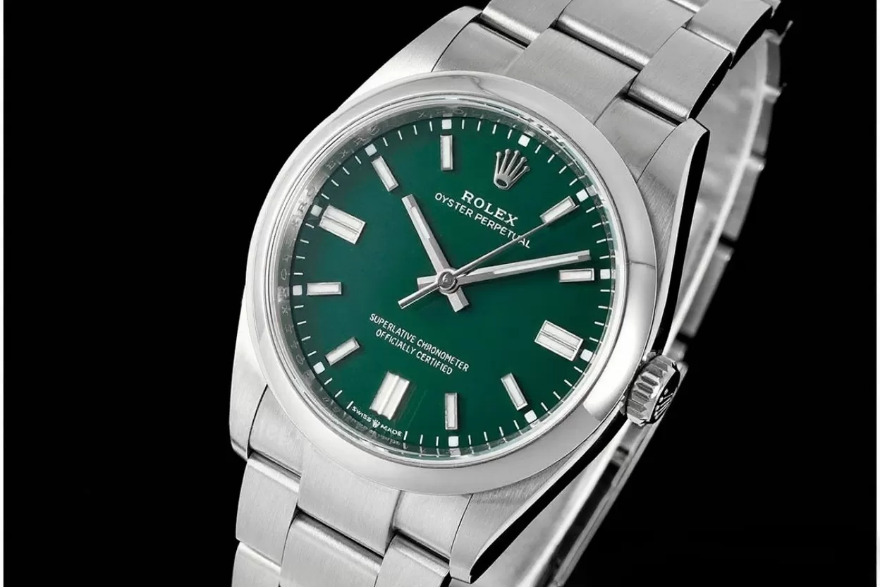 Oyster Perpetual 126000 36mm SS/SS Green/Stk VSF VS3230 Super Clone - Image 2