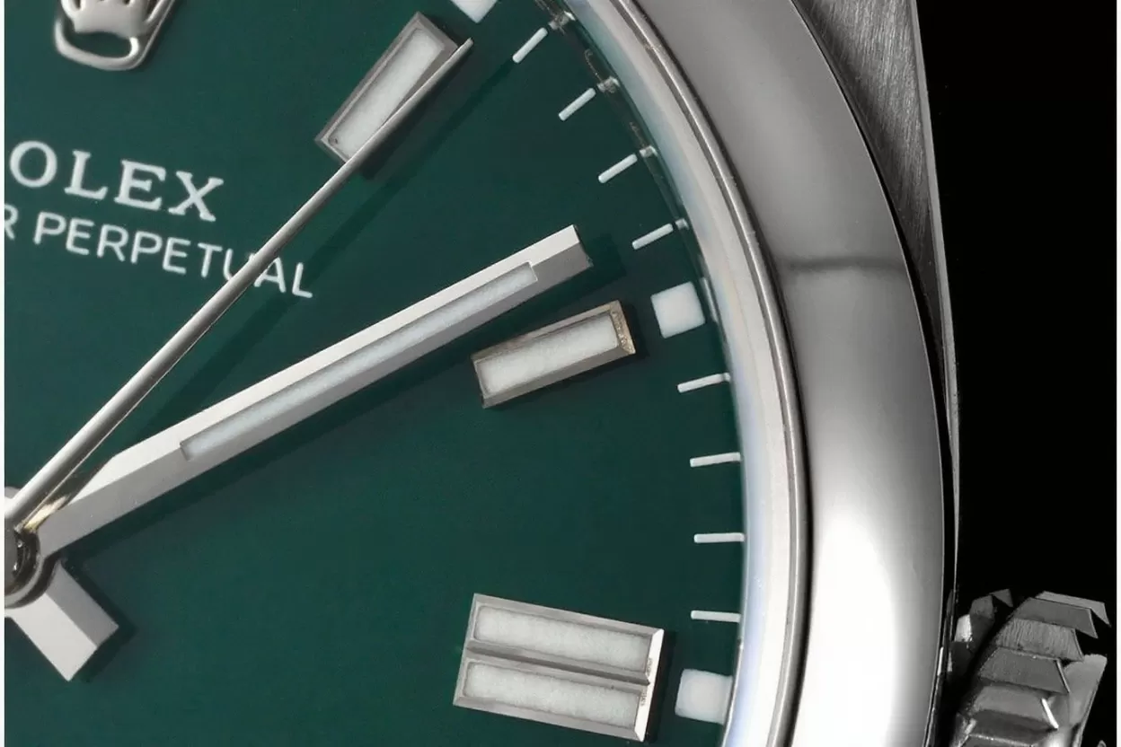 Oyster Perpetual 126000 36mm SS/SS Green/Stk VSF VS3230 Super Clone - Image 5