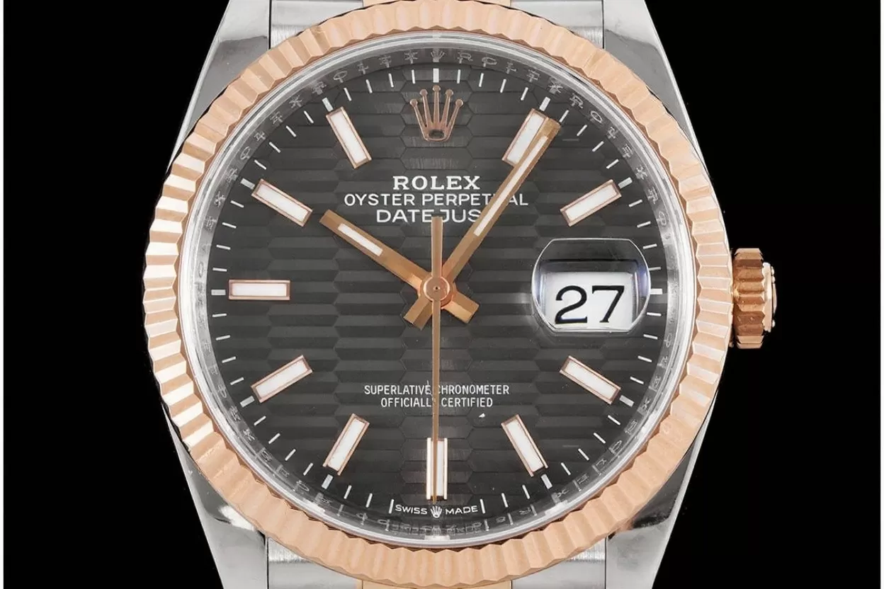 Datejust 126231 36mm Jub RG/SS Grey Textured/Stk VSF DD3235 - Image 2