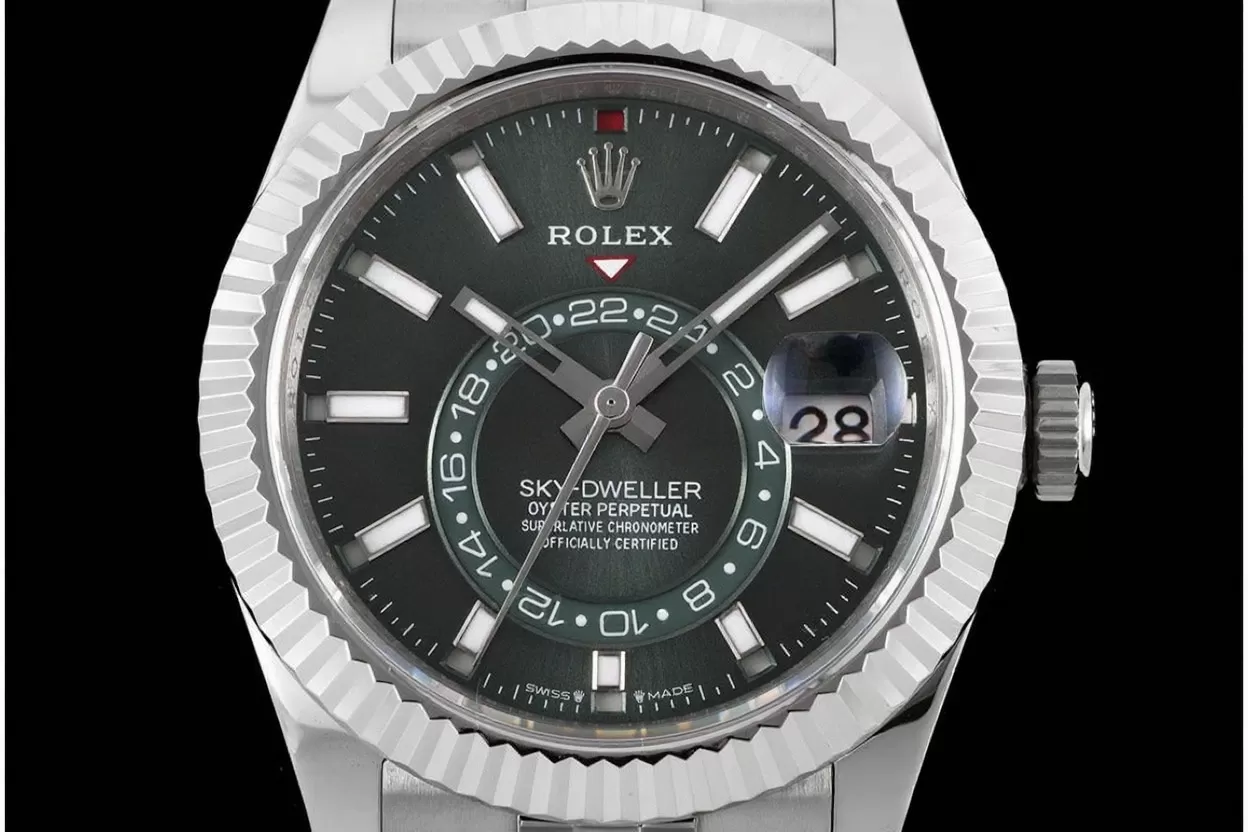 SkyDweller 326934 42mm SS/SS Green Dial ZF A2824 - Image 2