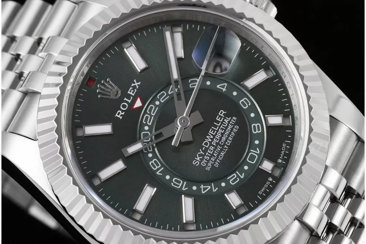 SkyDweller 326934 42mm SS/SS Green Dial ZF A2824 - Image 3