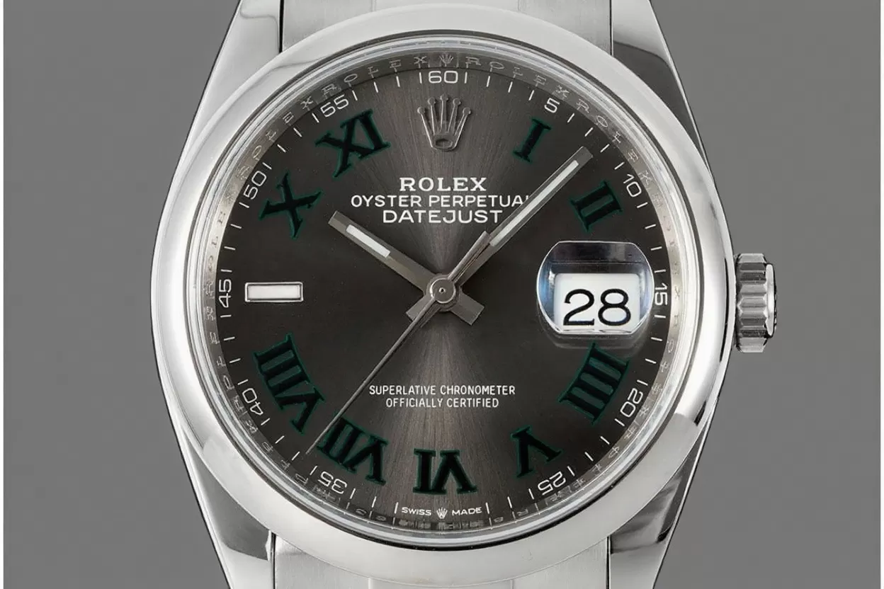 Datejust 126200 36mm Wimbledon Oys SS/SS Grey Dial VSF DD3235 - Image 2