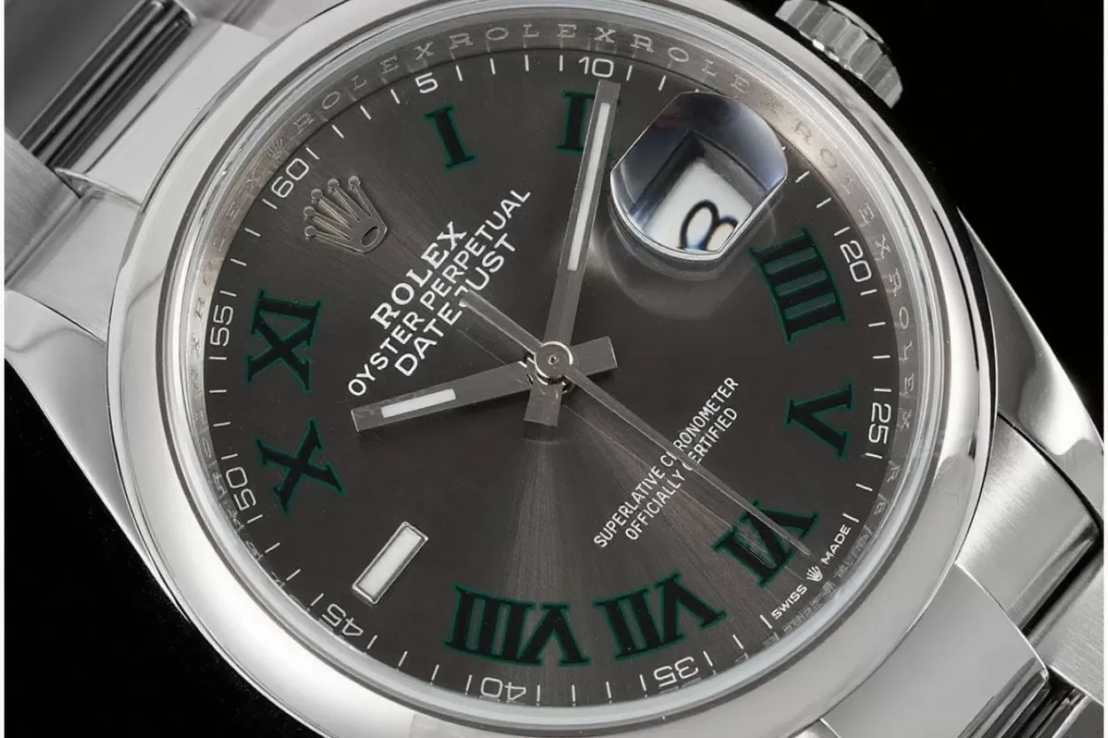 Datejust 126200 36mm Wimbledon Oys SS/SS Grey Dial VSF DD3235 - Image 3