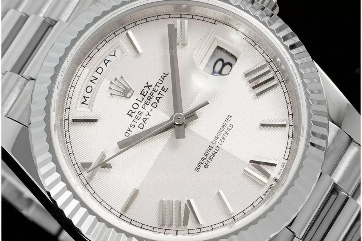 DayDate 228239 40mm SS/SS White/Grey JDF V4 VR3255 (Gain Weight) - Image 2