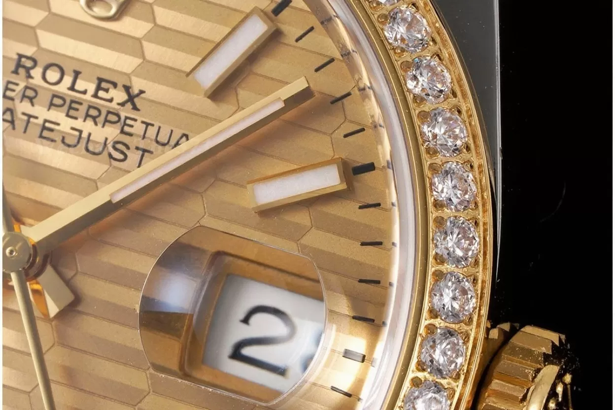 Datejust 126283 36mm Jub Dia YG/SS Gold Textured Dial VSF DD3235 - Image 5