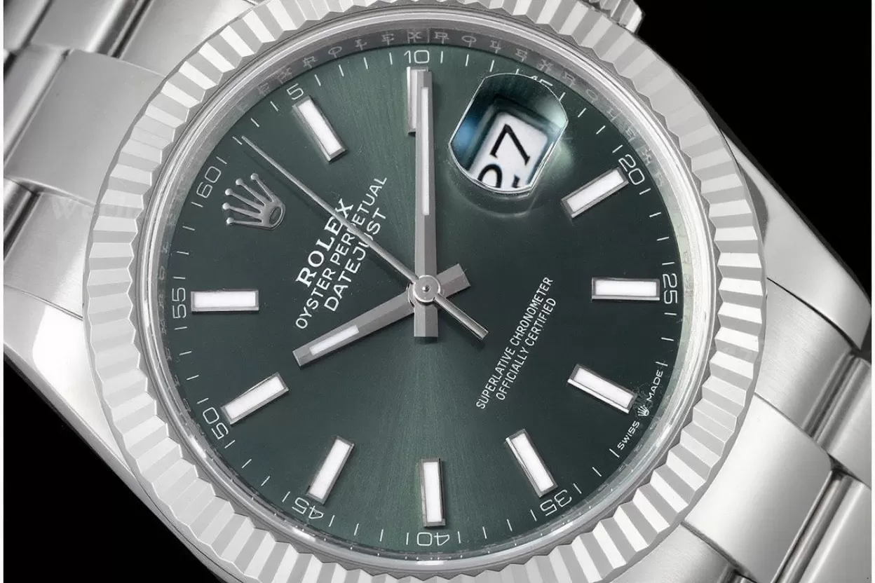 Datejust 126334 41mm Oys SS/SS Green/Stk VSF DD3235 - Image 4