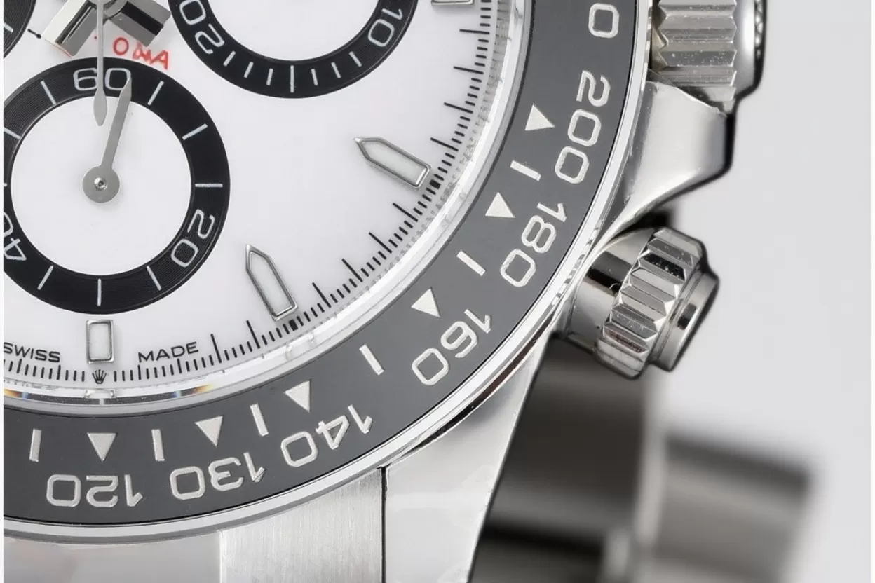 Daytona 126500LN 40mm SS/SS White Dial BTF DD4131 Super Clone - Image 6
