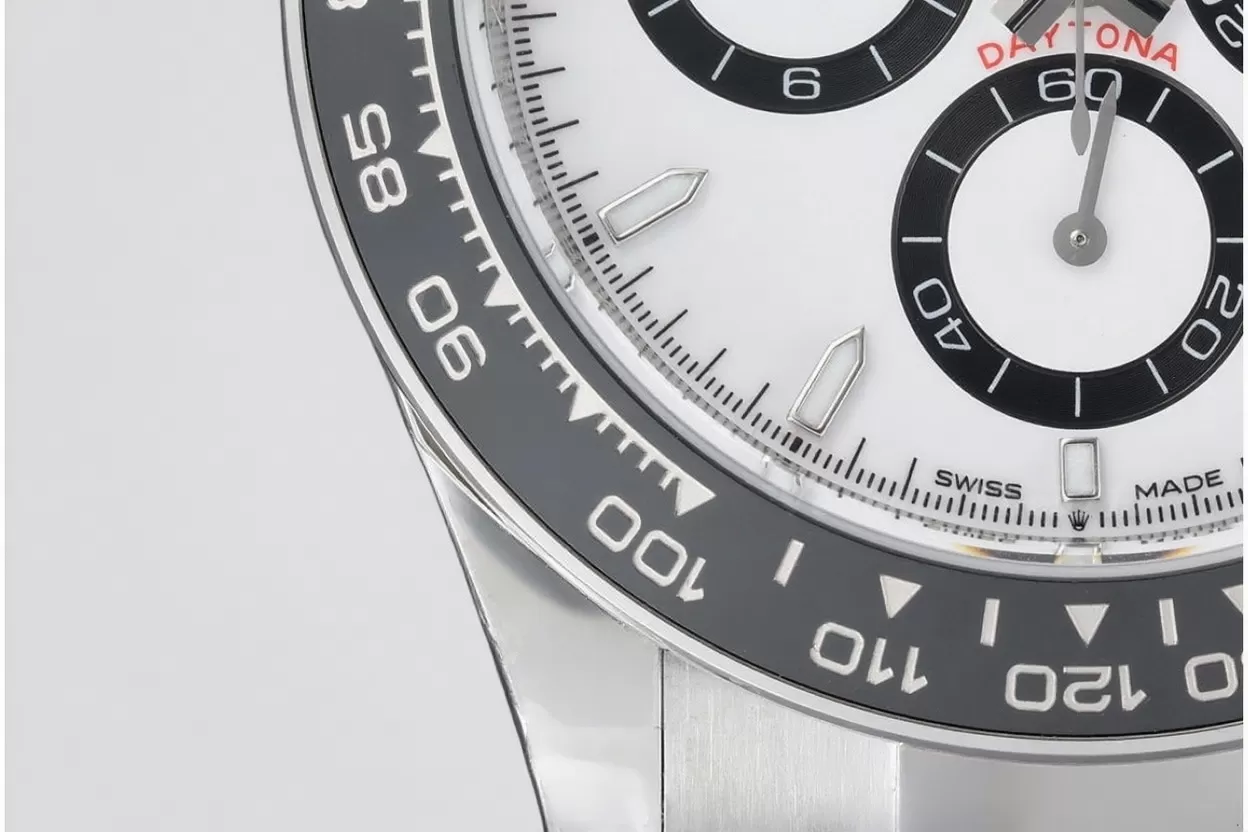 Daytona 126500LN 40mm SS/SS White Dial BTF DD4131 Super Clone - Image 5