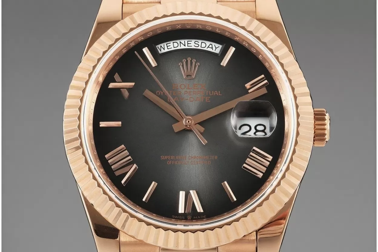 DayDate 228235 40mm RG/RG Gradient Grey Dial QF V5 A2836(Gain Weight) - Image 3