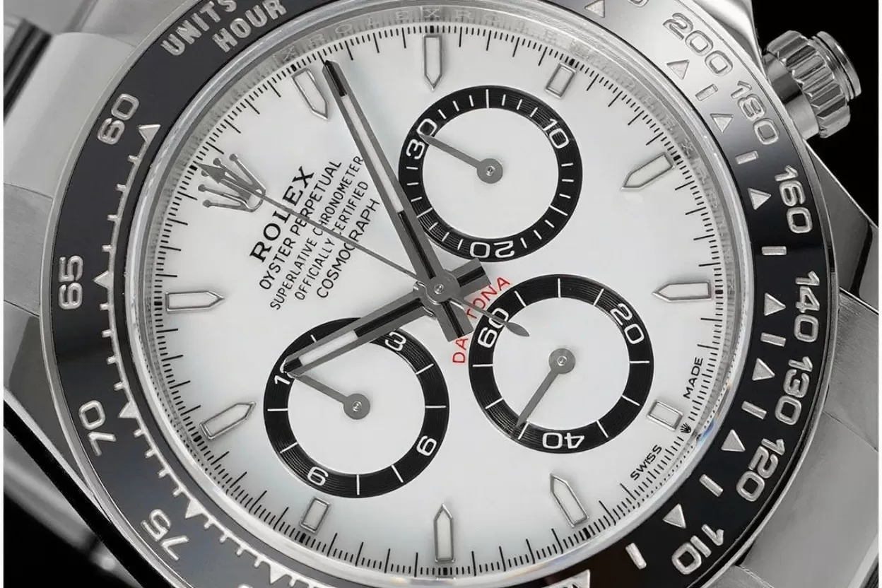 Daytona 126500LN 40mm SS/SS White Dial VSF DD4131 Super Clone - Image 4