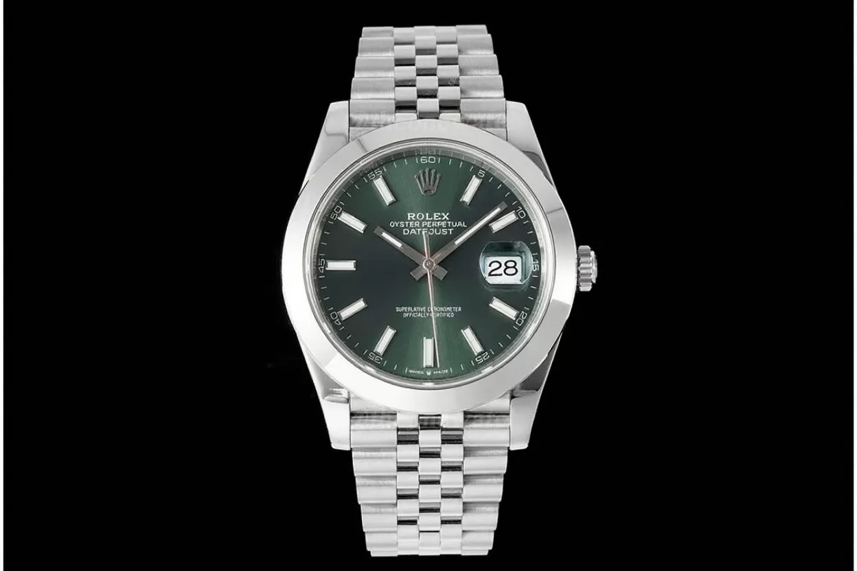 Datejust 126300 41mm Jub SS/SS Green Dial VSF DD3235