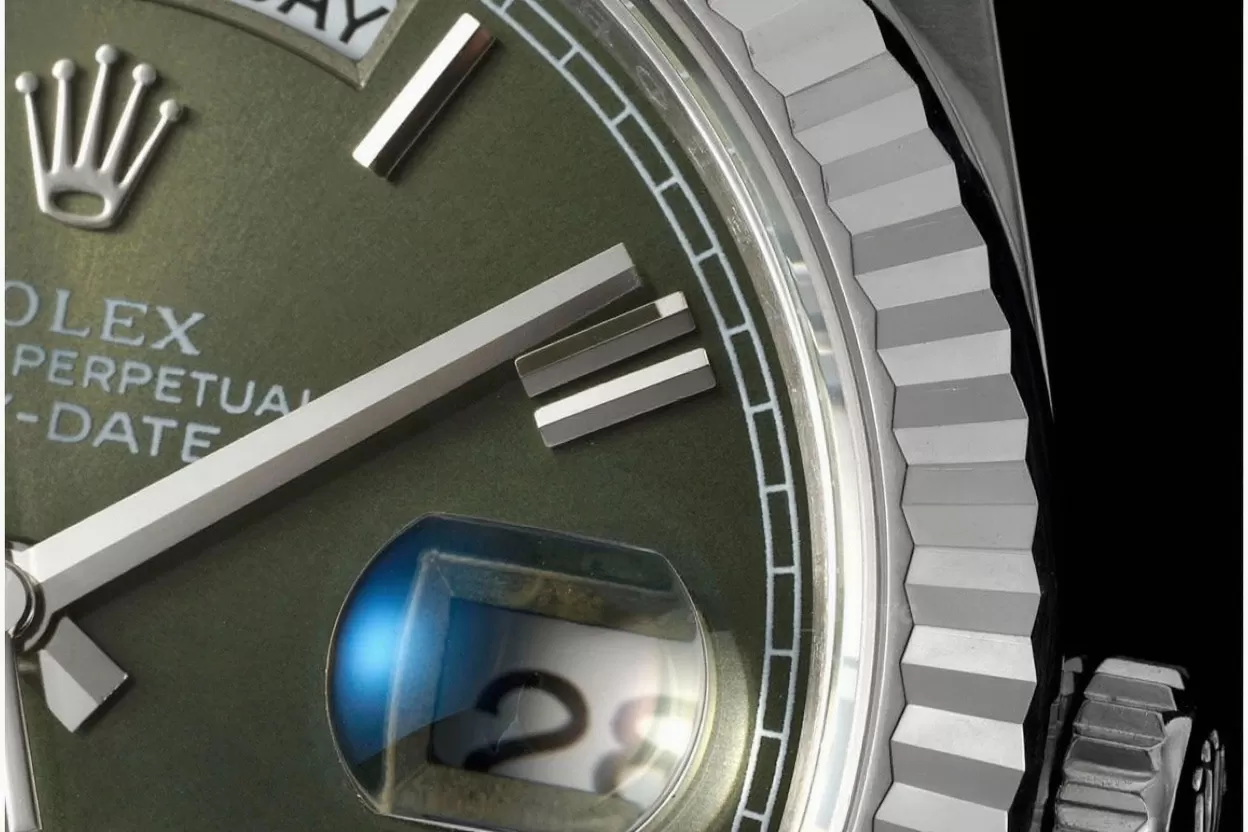 DayDate 228239 40mm SS/SS Green Dial THBF V3 SH3255(Tungsten Heavy Version) - Image 2