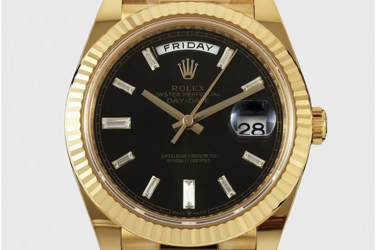DayDate 228238 40mm YG/YG Black Dial THBF V3 SH3255(Tungsten Heavy Version)