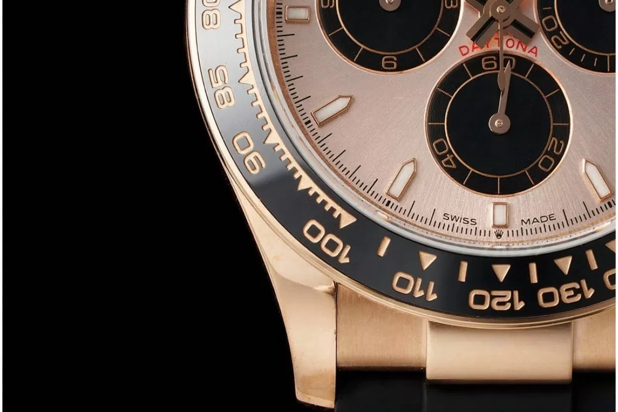 Daytona 126515 40mm RG/RU Champagne/Black QF SH4131 (Gain Weight) - Image 3