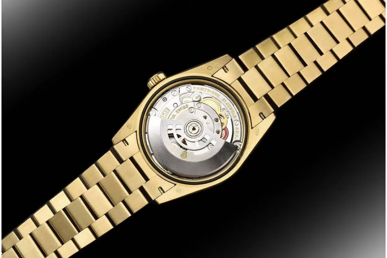 DayDate 128238 36mm YG/YG Green/Rmn QF V3 VR3255(Gain Weight) - Image 10