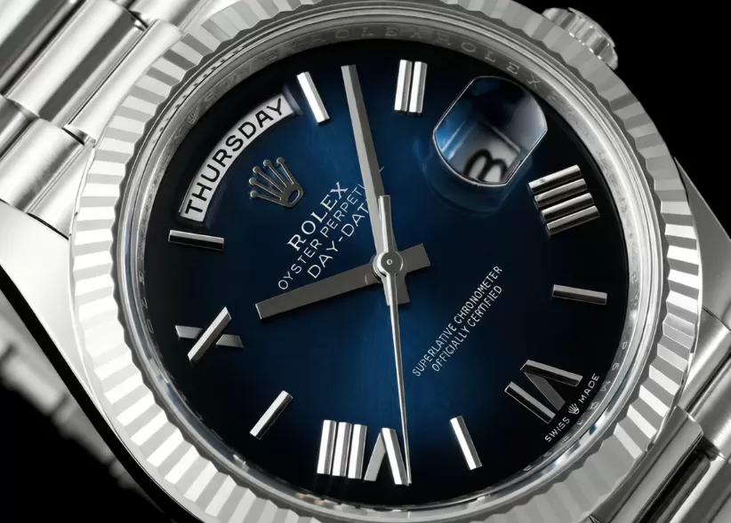 DayDate 228239 40mm SS/SS Blue Dial THBF V3 SH3255(Tungsten Heavy Version) - Image 3