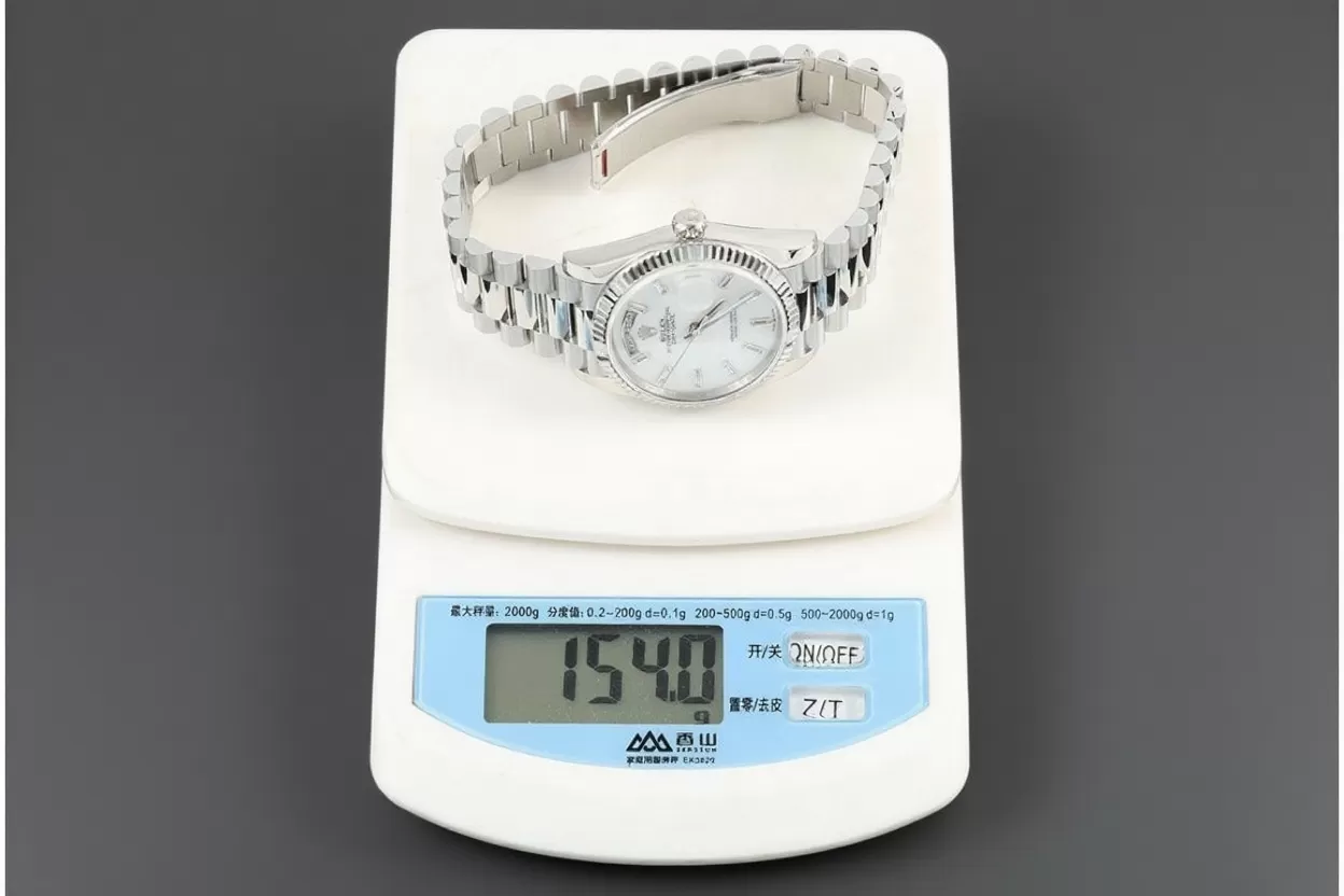 DayDate 128239 36mm SS/SS Mop/Dia QF V2 A2836(Gain Weight) - Image 31