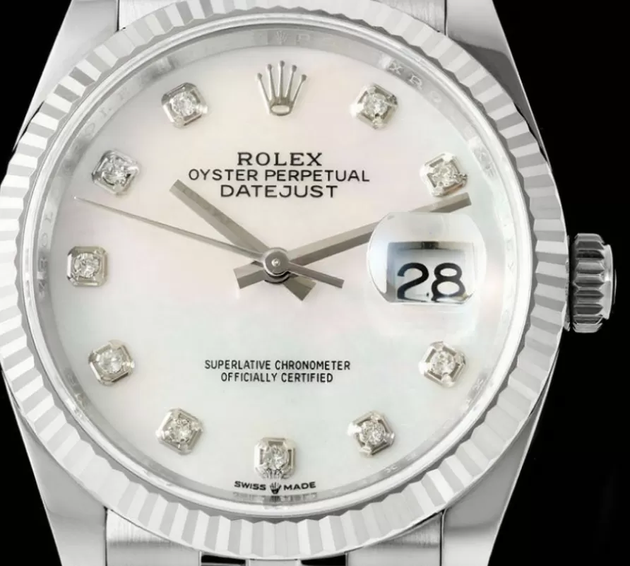 Datejust 126234 36mm Jub SS/SS Mop/Dia EWEF A3235 - Image 2