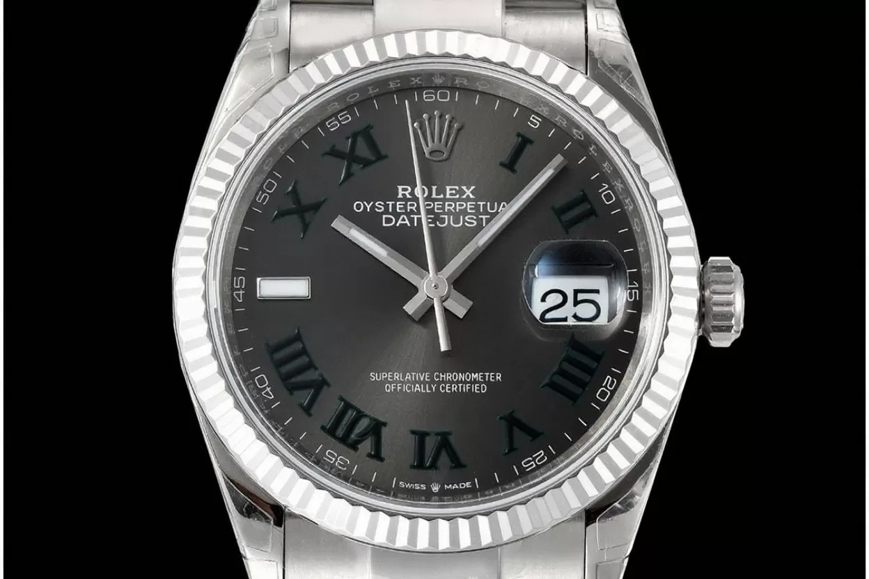 Datejust 126234 36mm Wimbledon Oys SS/SS Grey/Rmn VSF DD3235 - Image 2
