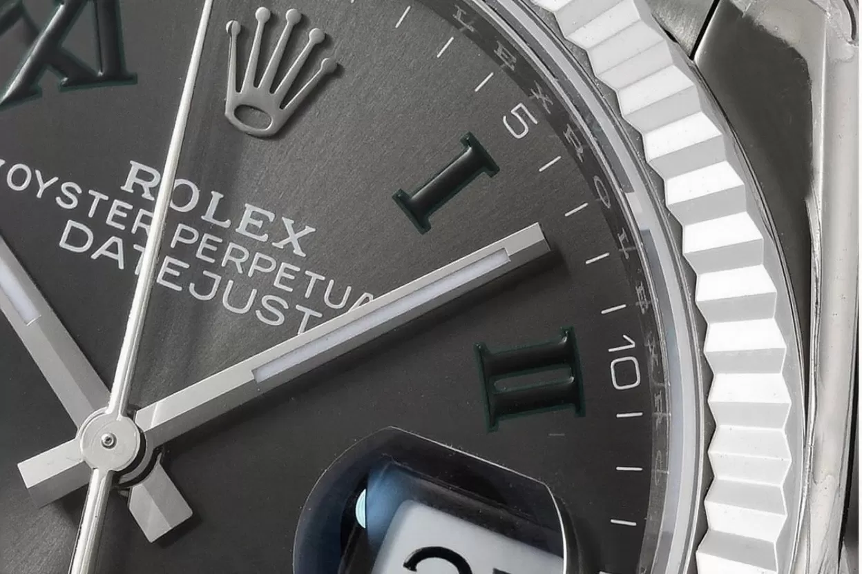 Datejust 126234 36mm Wimbledon Oys SS/SS Grey/Rmn VSF DD3235 - Image 4