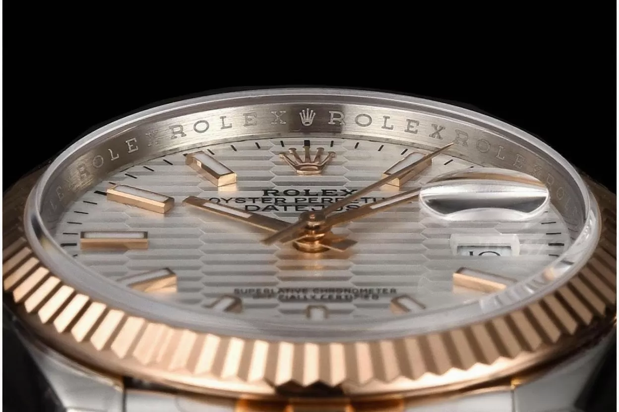 Datejust 126231 36mm Jub RG/SS Silver Textured/Stk VSF DD3235 - Image 3