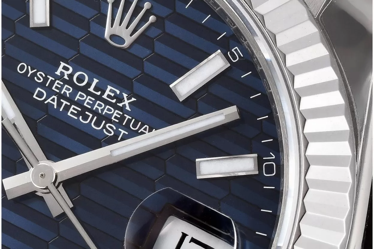 Datejust 126334 41mm Oys SS/SS Blue Textured/Stk VSF DD3235 - Image 5