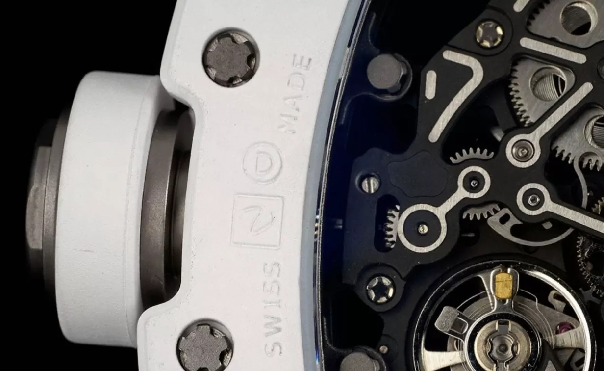 RM055 43mm White Cer/RU Skeleton Dial ZF RMUL2 Super Clone - Image 7