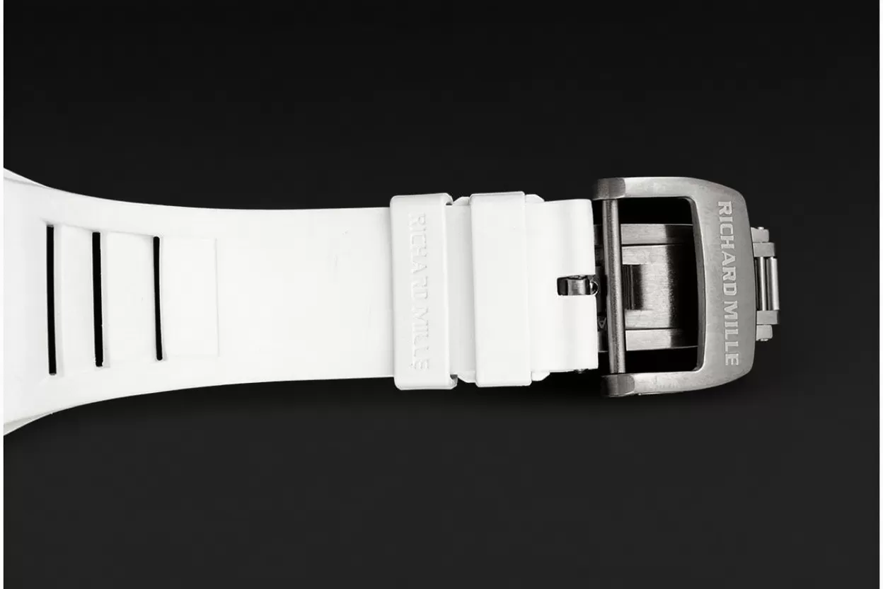 RM055 43mm White Cer/RU Skeleton Dial ZF RMUL2 Super Clone - Image 9