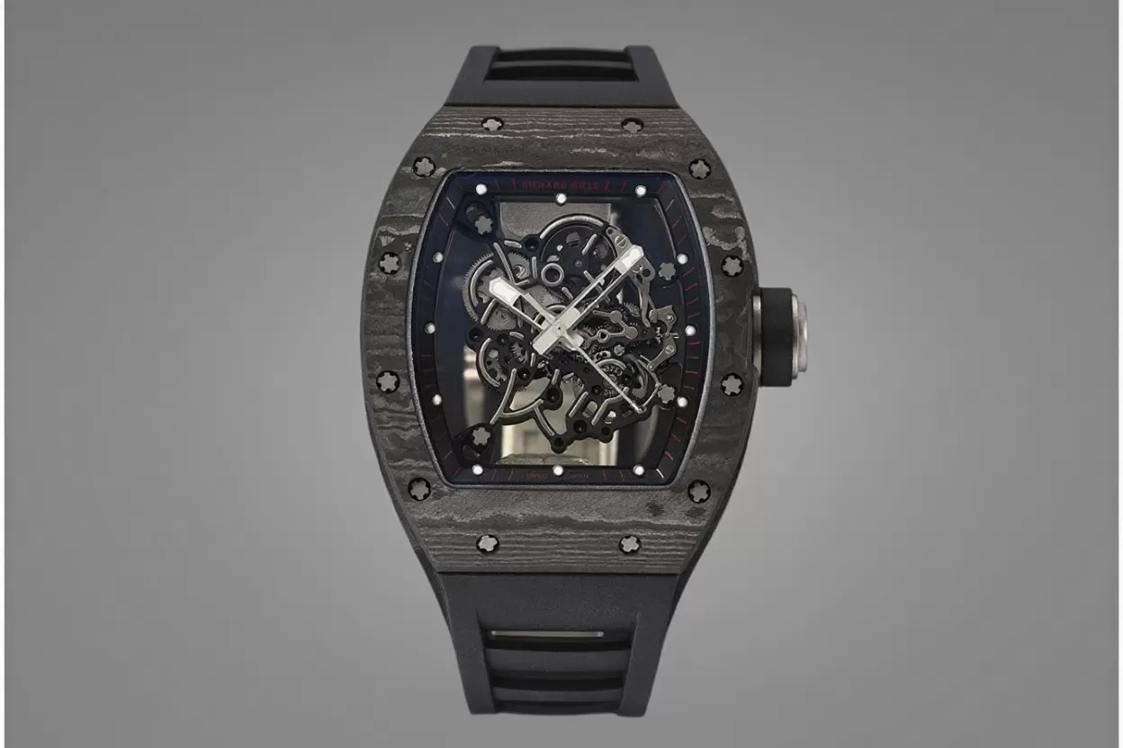 RM055 Black NTPT/RU Skeleton Dial APS RMUL2 Super Clone - Image 4