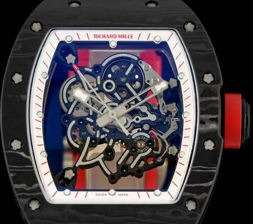RM055 NTPT/RU Red Crown on Red Rubber Strap ZF RMUL2 Super Clone(New Rubber Strap) - Image 2