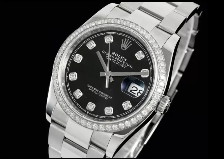 Datejust 126284 36mm Oys Dia SS/SS Black/Dia VSF DD3235