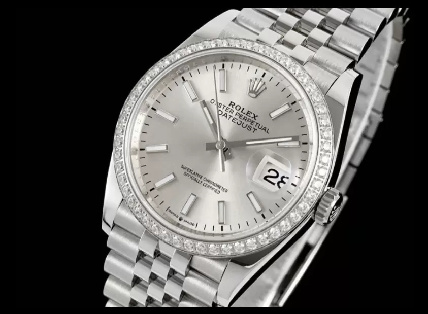 Datejust 126284 36mm Jub Dia SS/SS Silver/Stk VSF DD3235