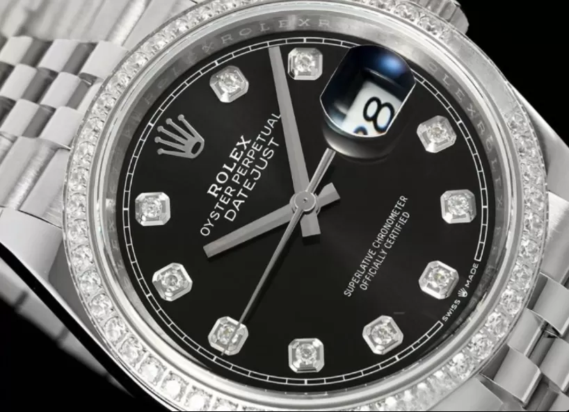 Datejust 126284 36mm Jub Dia SS/SS Black/Dia VSF DD3235 - Image 3