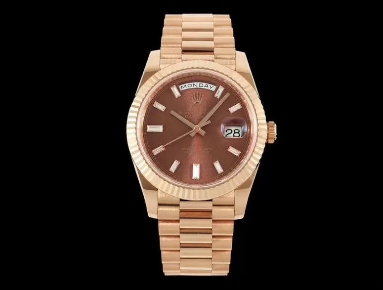 DayDate 228235 40mm RG/RG Brown/Dia RCF VR3255 (Gain Weight)