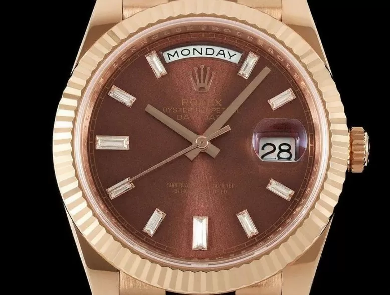 DayDate 228235 40mm RG/RG Brown/Dia RCF VR3255 (Gain Weight) - Image 2